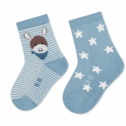 Sterntaler ABS Sokken Dubbelpak Emmi Lichtblauw