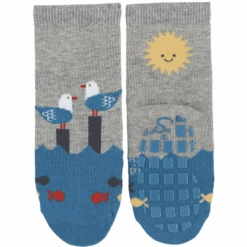 Sterntaler ABS Sokken Dubbelpak Vuurtoren/zeemeeuw Lichtgrijs -Sterntaler sterntaler abs sokken dubbelpak vuurtoren zeemeeuw lichtgrijs a404200 2