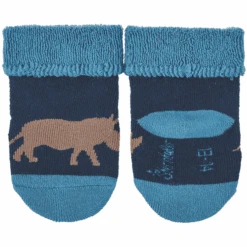 Sterntaler Baby Sokken 3-Pack Rhino Medium Blauw -Sterntaler sterntaler baby sokken 3 pack rhino medium blauw a409347 3
