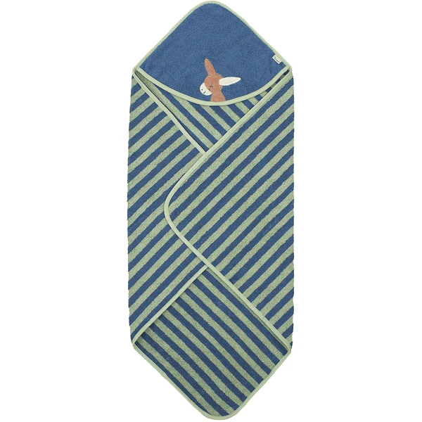 Sterntaler Badcape Emmilius Medium Blauw 80 X 80 Cm 4 Sterntaler Badcape Emmilius Medium Blauw 80 X 80 Cm - Afbeelding 2