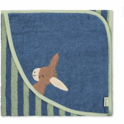 Sterntaler Badcape Emmilius Medium Blauw 80 X 80 Cm