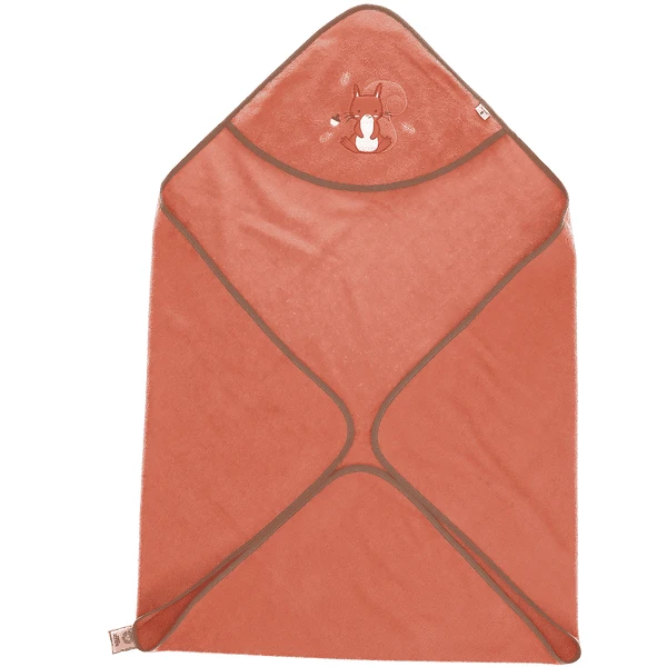 Sterntaler Badcape Met Capuchon Enna Uni Koraal 100 X 100 Cm 4 Sterntaler Badcape Met Capuchon Enna Uni Koraal 100 X 100 Cm - Afbeelding 2