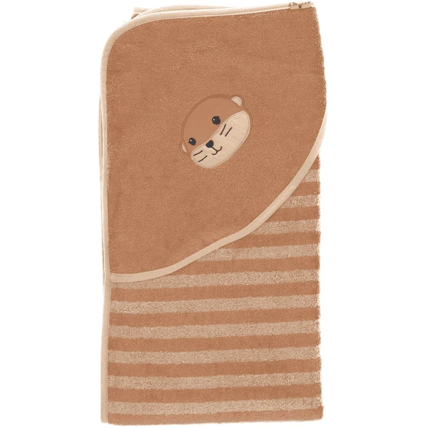 Sterntaler Badcape Otti Bruin 100 X 100 Cm 4 Sterntaler Badcape Otti Bruin 100 X 100 Cm - Afbeelding 2