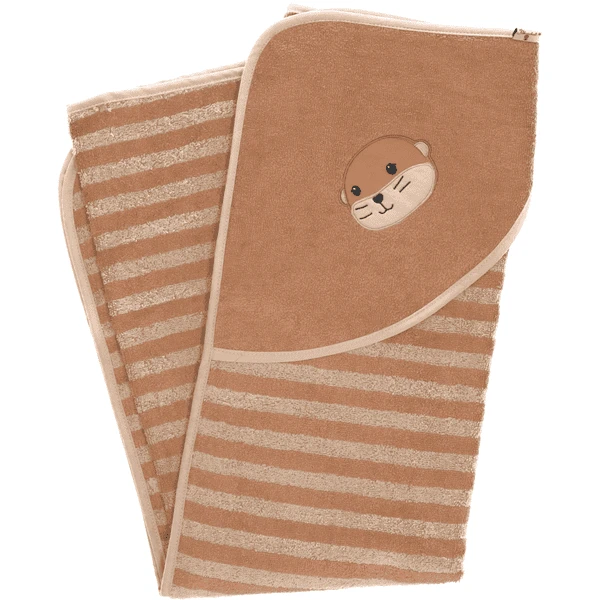 Sterntaler Badcape Otti Bruin 100 X 100 Cm 5 Sterntaler Badcape Otti Bruin 100 X 100 Cm - Afbeelding 3