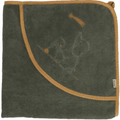 Sterntaler Badhanddoek 100 X 100 Cm Eddy Donkergroen