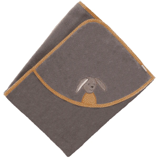 Sterntaler Badhanddoek 80 X 80 Cm Happy Grey 4 Sterntaler Badhanddoek 80 X 80 Cm Happy Grey - Afbeelding 2