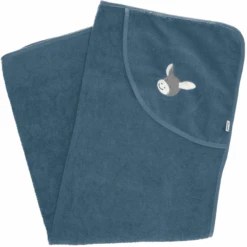 Sterntaler Badhanddoek Emmi Grijs-blauw 100 X 100 Cm -Sterntaler sterntaler badhanddoek emmi grijs blauw 100 x 100 cm a351491 4