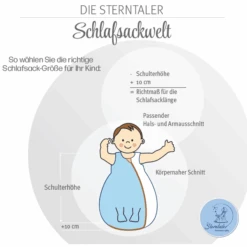 Sterntaler Boys Baby Slaapzak Ezel Erik 50/56 - 62/68 -Sterntaler sterntaler boys baby slaapzak ezel erik 50 56 62 68 a207600 3