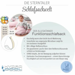 Sterntaler Functieslaapzak Knuffelzoo 70 - 110 Cm -Sterntaler sterntaler functieslaapzak knuffelzoo 70 110 cm a278324 4