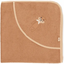 Sterntaler GOTS Badhanddoek Met Kap Otti Uni Bruin 80 X 80 Cm -Sterntaler sterntaler gots badhanddoek met kap otti uni bruin 80 x 80 cm a351332 3