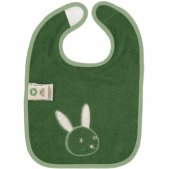 Sterntaler GOTS Klittenband Slabbetje Kinni Donkergroen -Sterntaler sterntaler gots klittenband slabbetje kinni donkergroen a351307 2