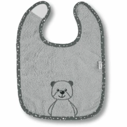 Sterntaler Klittenband Slabbetje Baylee Grijs