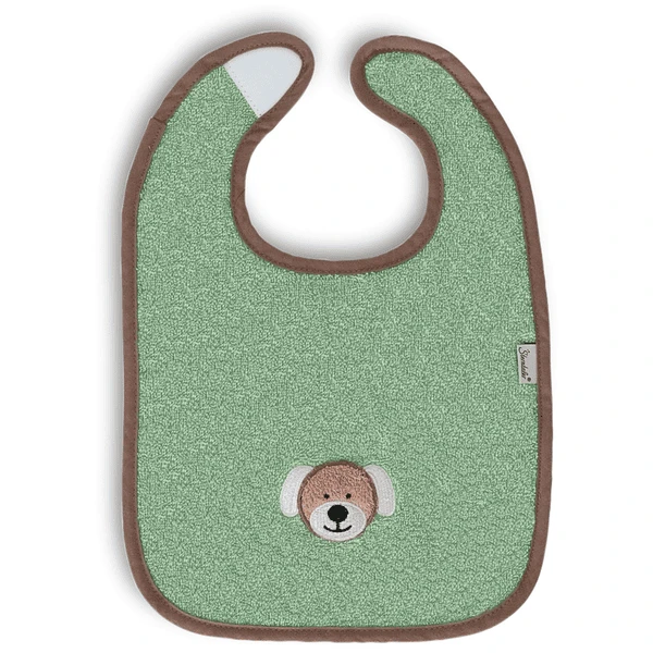 Sterntaler Klittenband Slabbetje Dubbelpak Hond Groen 4 Sterntaler Klittenband Slabbetje Dubbelpak Hond Groen - Afbeelding 2