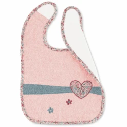 Sterntaler Kunststof Klittenband Slabbetje Mabel Lichtroze