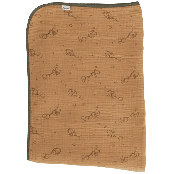 Sterntaler Mousseline Knuffeldeken Eddy Roest 120 X 120 Cm 4 Sterntaler Mousseline Knuffeldeken Eddy Roest 120 X 120 Cm - Afbeelding 2