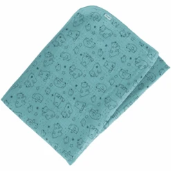 Sterntaler Mousseline Knuffeldeken Elia Donker Turquoise 120 X 120 Cm -Sterntaler sterntaler mousseline knuffeldeken elia donker turquoise 120 x 120 cm a387269 2