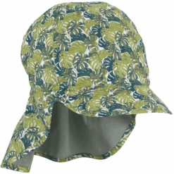 Sterntaler Omkeerbare Puntmuts Met Nekbeschermer Bladeren Donkergroen -Sterntaler sterntaler omkeerbare puntmuts met nekbeschermer bladeren donkergroen a408641 1