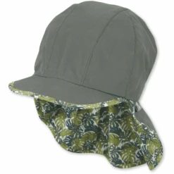 Sterntaler Omkeerbare Puntmuts Met Nekbeschermer Bladeren Donkergroen -Sterntaler sterntaler omkeerbare puntmuts met nekbeschermer bladeren donkergroen a408641 4