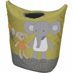 Sterntaler Opbergmand Eddy + Happy Donkergroen -Sterntaler sterntaler opbergmand eddy happy donkergroen a387343 1