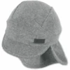 Sterntaler Peaked Cap Met Nekbeschermer Badstof Rookgrijs