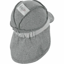 Sterntaler Peaked Cap Met Nekbeschermer Badstof Rookgrijs -Sterntaler sterntaler peaked cap met nekbeschermer badstof rookgrijs a408443 3