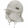Sterntaler Peaked Cap Met Nekbeschermer Gestreept Donkergroen -Sterntaler sterntaler peaked cap met nekbeschermer gestreept donkergroen a408454