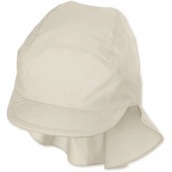 Sterntaler Peaked Cap Met Nekbescherming Beige