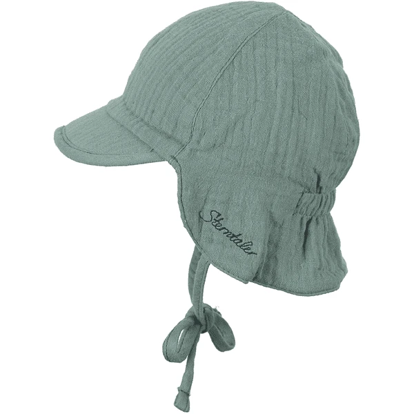 Sterntaler Reversible Peaked Cap Met Nekbeschermer Dinos Donkergroen 7 Sterntaler Reversible Peaked Cap Met Nekbeschermer Dinos Donkergroen - Afbeelding 5