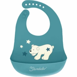 Sterntaler Siliconen Slabbetje Elia Donker Turquoise -Sterntaler sterntaler siliconen slabbetje elia donker turquoise a384505 3