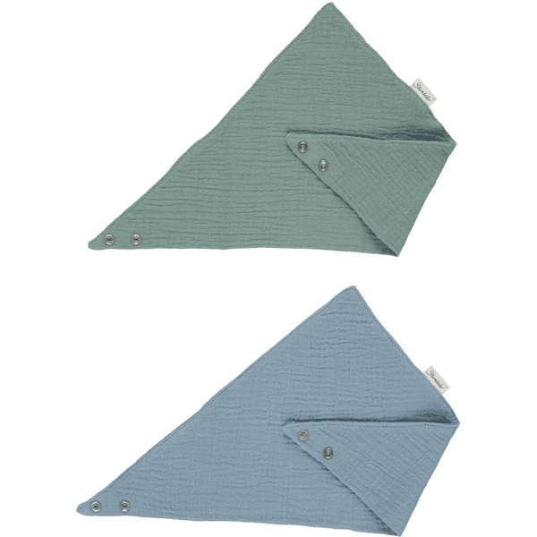 Sterntaler Sjaals Mousseline Twin Pack Lichtblauw 5 Sterntaler Sjaals Mousseline Twin Pack Lichtblauw - Afbeelding 3
