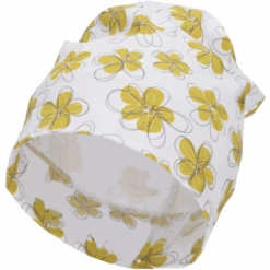 Sterntaler Slouch Beanie Bloemen Wit