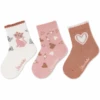Sterntaler Sokken 3-pack Kat Roze