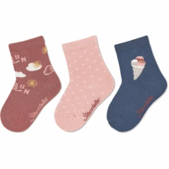 Sterntaler Sokken 3-pack Zon Roze 11 Sterntaler Sokken 3-pack Zon Roze -Sterntaler sterntaler sokken 3 pack zon roze a409367 4