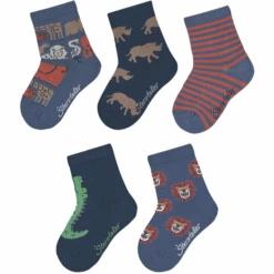 Sterntaler Sokken 5-pack Jongens Blauw -Sterntaler sterntaler sokken 5 pack jongens blauw a409403 1