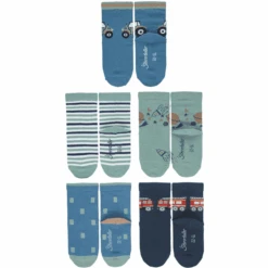 Sterntaler Sokken 5-pack Jongens Medium Blauw -Sterntaler sterntaler sokken 5 pack jongens medium blauw a409401 2