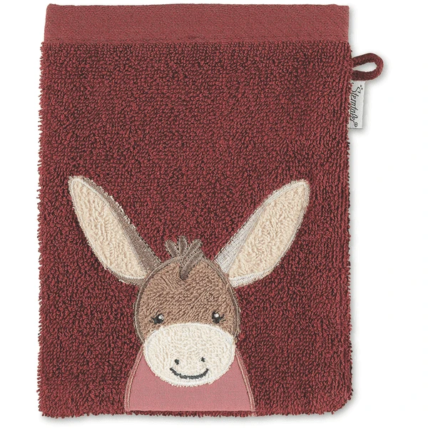 Sterntaler Washandschoen Emmily Donkerrood 3 Sterntaler Washandschoen Emmily Donkerrood